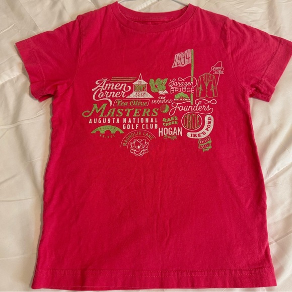 Other - The Masters Pink Golf Youth T-Shirt size xsmall